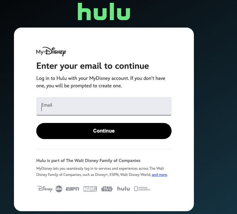 Hulu-Login